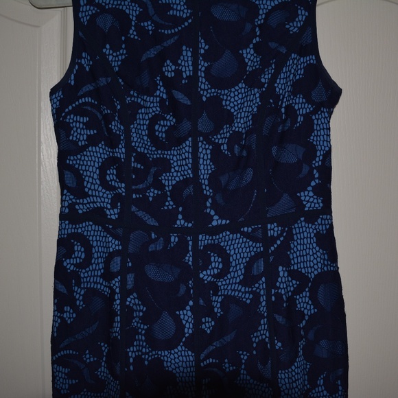 Cynthia Steffe Elenora Sleeveless Seamed Lace Sheath Dress - Picture 7 of 11